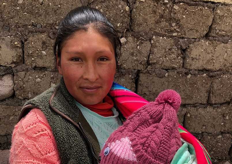 Peruanisches Frauenportrait